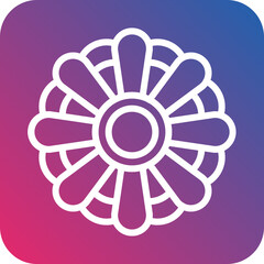 Floral Design Icon Style