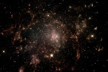 Fototapeta na wymiar Nebula Galaxy Stars in Outer Space Universe