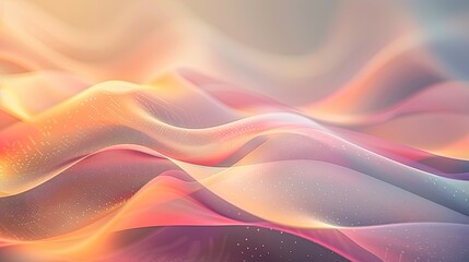 Obraz premium Elegant and soothing background for a mathematics textbook cover, featuring subtle geometric patterns and soft gradients, conveying a sense of calm and clarity, perfect for study focus