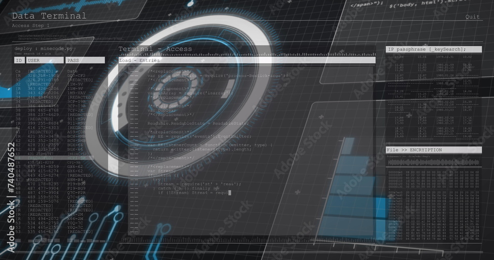Poster image of scopes scanning over grid
