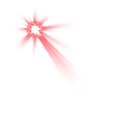 Lens flare light effect.