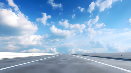 Road illustration, aerial view of road curves around beautiful scenery