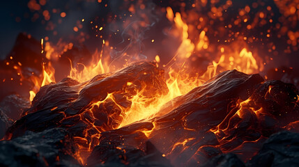 Flame abstract texture wallpaper background
