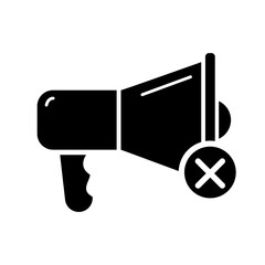 Megaphone Icon Vector Logo Design Template