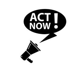 Megaphone Icon Vector Logo Design Template