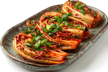 kimchi isolated on white background
