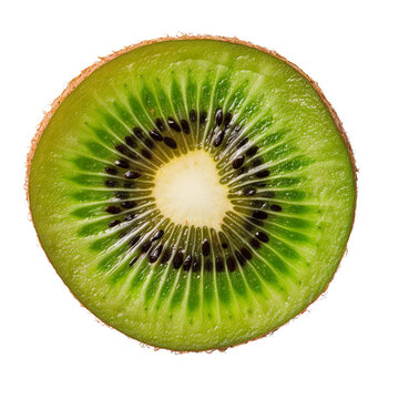 Kiwi, transparent background, isolated image, generative AI