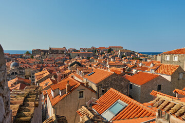 Fototapeta na wymiar Dubrovnik View Of Old Town, croatia