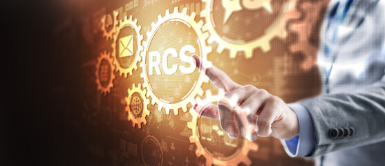 RCS. Rich Communication Services. Exchange messages between phones