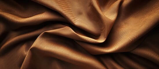 This close-up photo showcases the texture of a brown fabric, adding depth and warmth to any design.