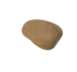 A lucky hard stone, A nature rock on isolate background