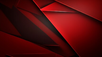 Vibrant abstract red color background: futuristic design with geometric shapes for business concepts

