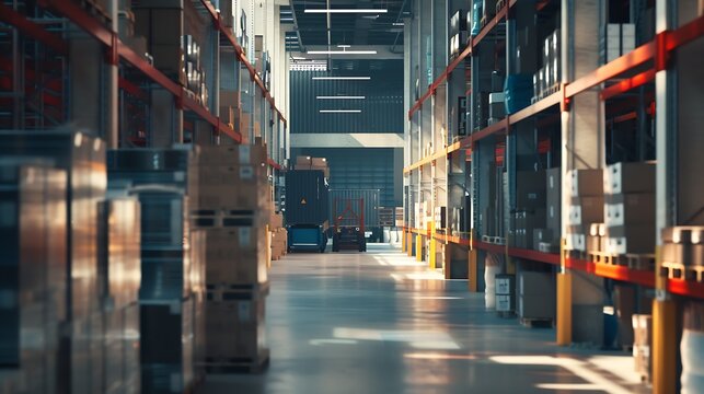warehouse interior : Generative AI
