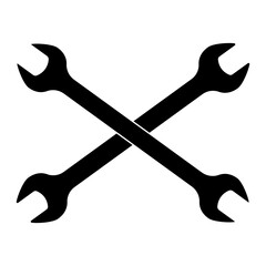 Auto Repair. Repair Service Logo Symbol. Vector Illustration.  