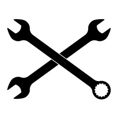 Auto Repair. Repair Service Logo Symbol. Vector Illustration.  