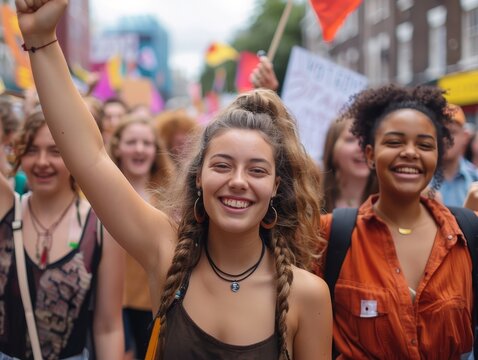 Marching Together - Empowering Diversity in Women's Solidarity
