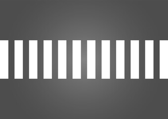 Crosswalk. Pedestrian Crossing Road. Zebra Crossing. Vector Illustration. 