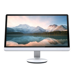 Fototapeta premium Monitor isolated on transparent background