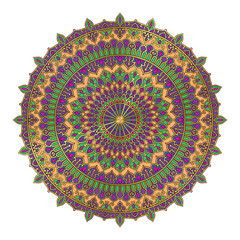 ornamental round intricate mandala art
