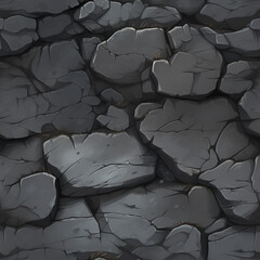 Create a hand painted stylized texture of rock generatted AI