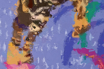 Oil paintings and various flowers, zebras, tigers, birds, roses, peonies, butterflies, beautiful