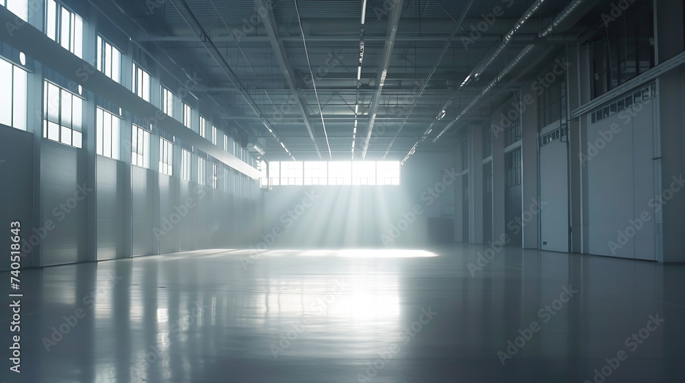 Poster The Modern empty business building : Generative AI