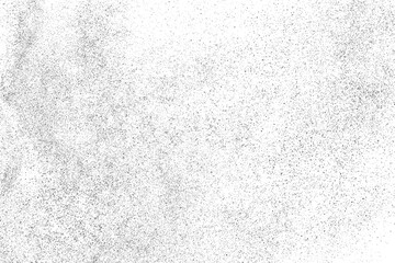 Black texture overlay. Dust grainy texture on white background. Grain noise stamp. Old paper. Grunge design elements. Vector illustration.	
