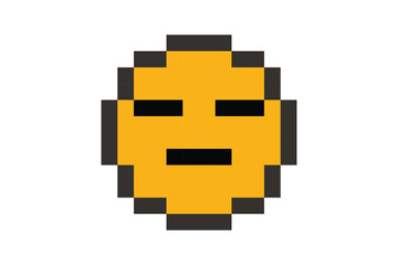 Obraz premium Emoji Retro Flat Sticker Design