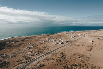 Fototapeta na wymiar The Lighthouse of Cap Ghir, Agadir, Morocco