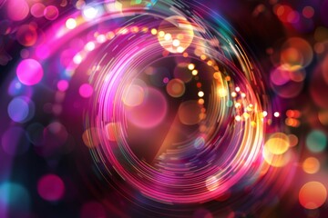 abstract background with a colorful curved background