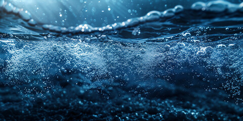 Water Droplet Water Surface Water Wave Background, Original Water Wave Shading Background


