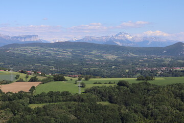 Naklejka premium view from the hill