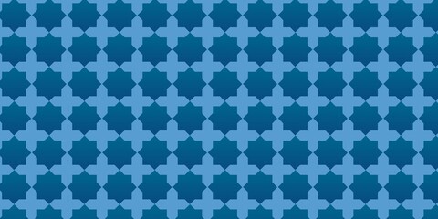 islamic seamless pattern background element blue, arabic pattern background design banner