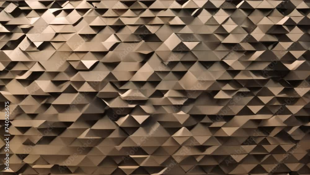 Poster abstract shapes of various sizes create an intriguing visual spectacle as they shift and transition 