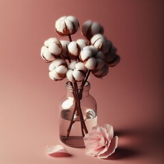 a bunch of flowers in a vase