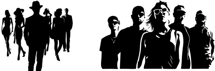 black and white,tatoo,people,festivals,mobile phone,hat