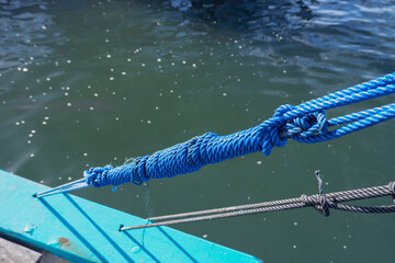 rope knot for tying a ship when anchored