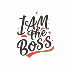 I'AM THE BOSS, vector 