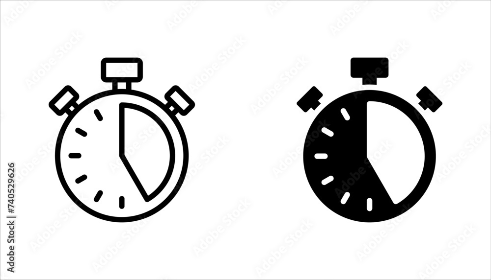 Poster countdown icon set. symbol for mobile concept and web design. vector illustration on white backgroun