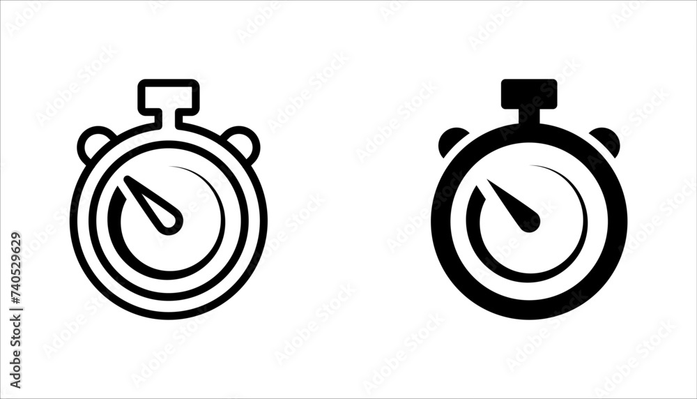 Poster countdown icon set. symbol for mobile concept and web design. vector illustration on white backgroun