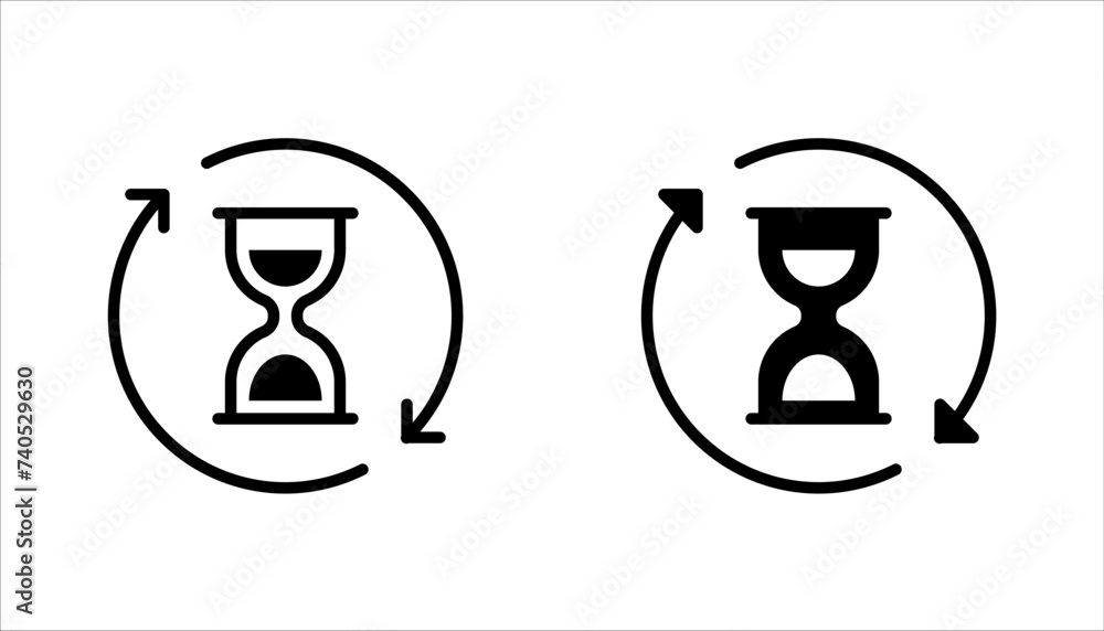 Poster countdown icon set. symbol for mobile concept and web design. vector illustration on white backgroun