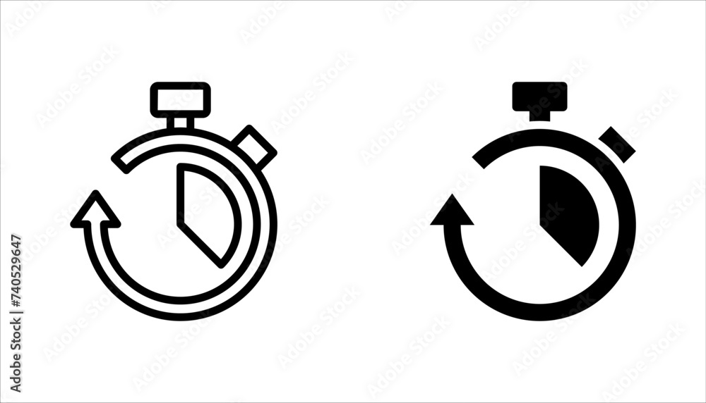 Poster countdown icon set. symbol for mobile concept and web design. vector illustration on white backgroun