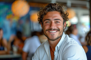 Obraz premium Corporate headshot smiling professional