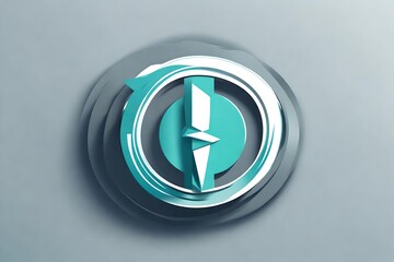 versus icon logo badge symble