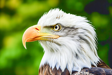Obraz premium Bald Eagle Haliaeetus leucocephalus, World Wildlife Day, March 