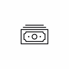 Money Cash Payment Transfer Finance Vector Icon Sign Symbol