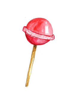 Lollipop red