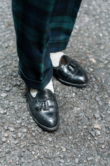 walking on the street