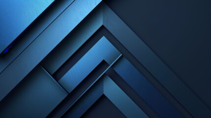 Arrow Highlighted by Striking Electric Blue Color with Lighter Blue Stripe running along its Center - Enhancing Dimensional Appearance Blue Set Background created with Generative AI Technology