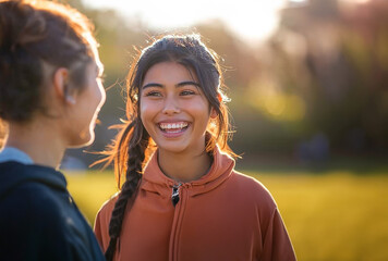 Mirthful Miles Laughter Lights Up the Path